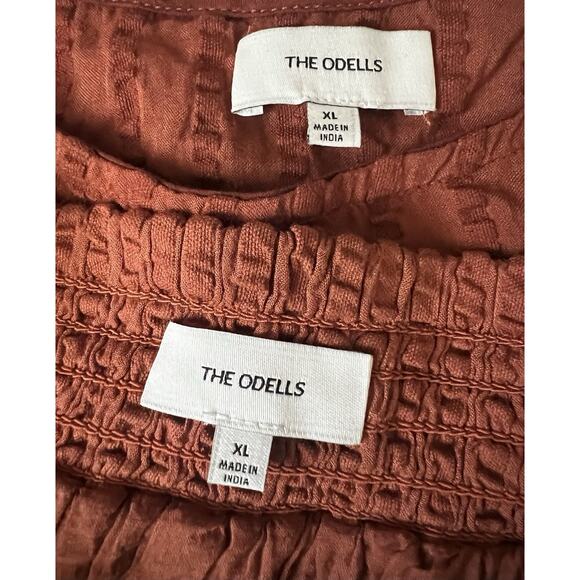 THE ODELLS ANTHROPOLOGIE Tie Dye Serena Top Lidia Maxi Skirt 2 Piece Set Sz XL - Picture 10 of 15